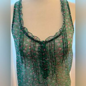 American Eagle Sheer Blousy Tank